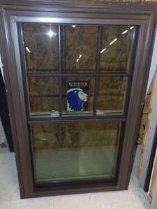 lot 32 image: Brown Double Hung Window