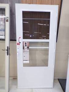 lot 53 image: 36 White Storm Door