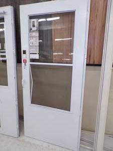 lot 55 image: 36 White Storm Door -