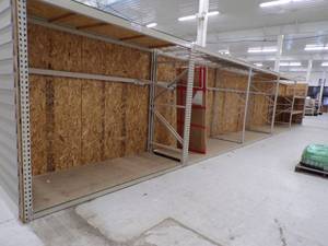 lot 156 image: Long Row Pallet Racking- 5 - 9 sections