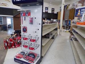 lot 224 image: 16 Store Display Shelving and 2 End Caps - Display Only