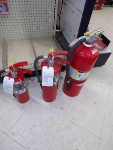 lot 232 image: 3 Fire Extinguisher