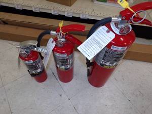 lot 234 image: 3 Fire Extinguisher