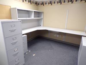 lot 253 image: Labrador Office - Wall Mounted Desk,  5 - File cabinets