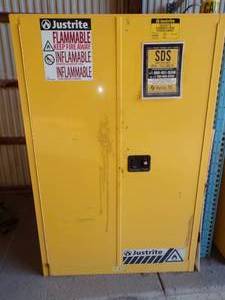 lot 298 image: Safety Cabinet with Contents