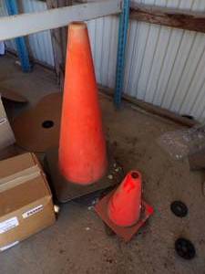 lot 317 image: Five Traffic Cones