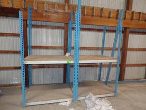 lot 335 image: Blue Shelving