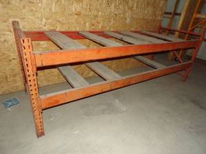 lot 394 image: Orange Pallet Racking
