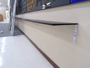 lot 403 image: 36 Shelving with Brackets - Under Shingles