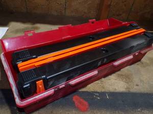 lot 421 image: Emergency Truck Reflective Triangle with Case set of 3