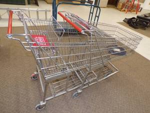lot 459 image: Pair of Shopping Carts