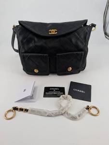 Chanel Black Quilted Leather Shoulder Bag