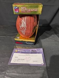 NFL Official Game Ball - Wilson - Autographed Adrian Peterson with COA