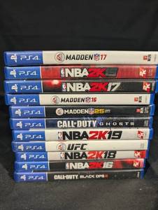PS4 Games - Madden NFL 17, NBA 2K15, NBA 2K17, Madden NFL 16, Madden NFL 25, Call of Duty Ghosts