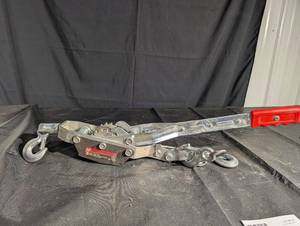 Big Red 4-Ton Cable Puller - Come-Along Hand Winch