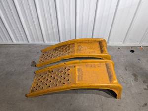 Yellow Perforated Car Ramps