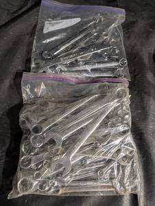 Combination Wrench Set - Drop-Forged Chrome Vanadium, Assorted SAE Sizes