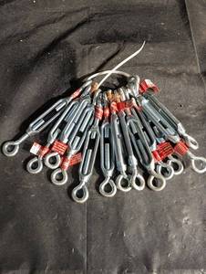 Eye Bolts Galvanized Steel 516 x 9-38 in - 1,400 lb Working Load