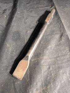 Vintage 2in Wide Flat Chisel Bar - 15in Long Steel Tool