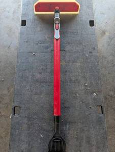 Red-Handled Squeegee Cleaning Tool with Pivot Head