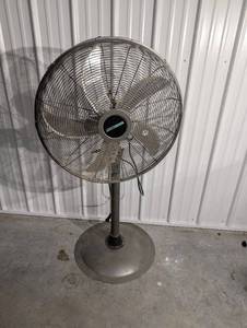 MasterForce HVOSF-24-5B 24in Pedestal Fan - 120V AC 60Hz