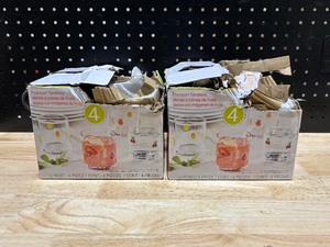 lot 22 image: Fruit Icon Tumblers New Damaged Box