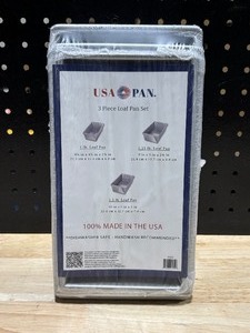 lot 36 image: Loaf Pan Set 3 Piece New