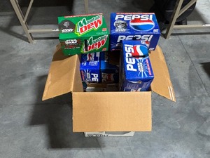 lot 24 image: Star Wars Pepsi Mountain Dew Cans Empty