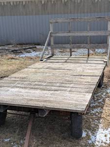 Very Nice Hay Wagon - Ready to Roll - Can Hold a Ton of Weight - Pulls Good