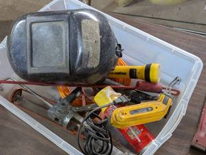 Mixed Bin - Welders Helmet, Testers, Great Stuff and More
