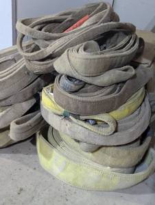 Mega Lot of Large Heavy Duty Tow Straps - Professional Straps and Quantity