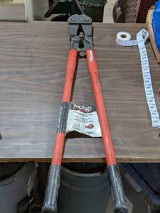 RIDGID� 14233 Bolt Cutter, 916 in Cutting Capacity, Center Cutting Action - 36