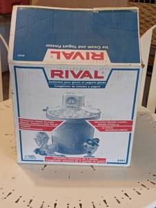 Rival Ice Cream and Yogurt Freezer