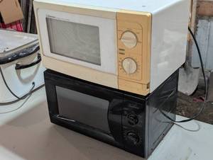 Pair of Garage Microwaves