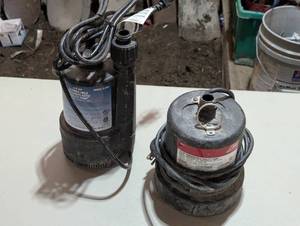 Pair of Transfer Sump Pumps