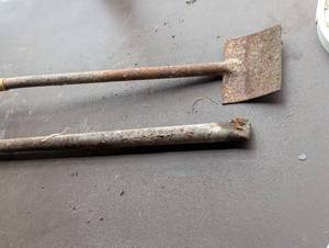 Pair of Heavy Duty Scrapper and Demo Bar