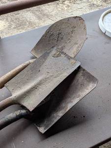 Great Lot of 3 Shovels - 2 Flat Head and 1 Spade