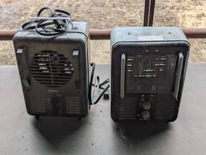 Pair of Small Space Heaters