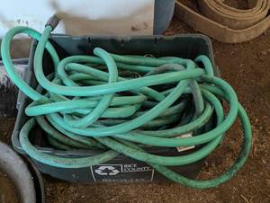 Bin Mixed Garden Hoses