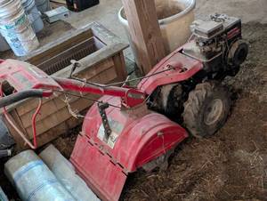 Yard Machine by MTD 5 HP Tiller - Red - Rear Tine