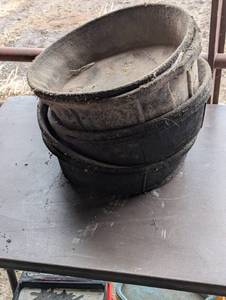 6 Rubber FeedWater Pales