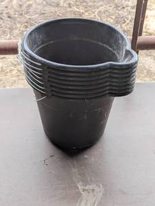 Set of 8 Cleaning Buckets with Handles