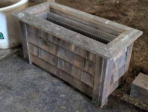 Very Nice Medium WoodCedar Flower Planter