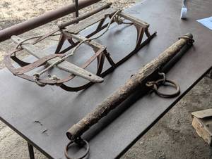 Vintage Greatness - Old Sled and Animal Yoke