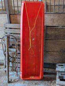 Large Red Pulling Sled - FarmHunting or Fun