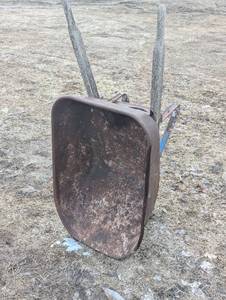 Solid Metal Wheelbarrow