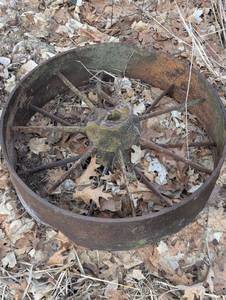 Large Heavy Duty Cast Iron Wheel