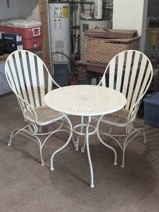 Outdoor Bistro Set- 1 Table 2 Chairs