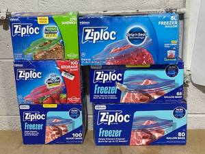 lot 235 image: LOT OF 6 Ziploc Bags