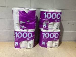 LOT OF 4 up&up Toilet Paper